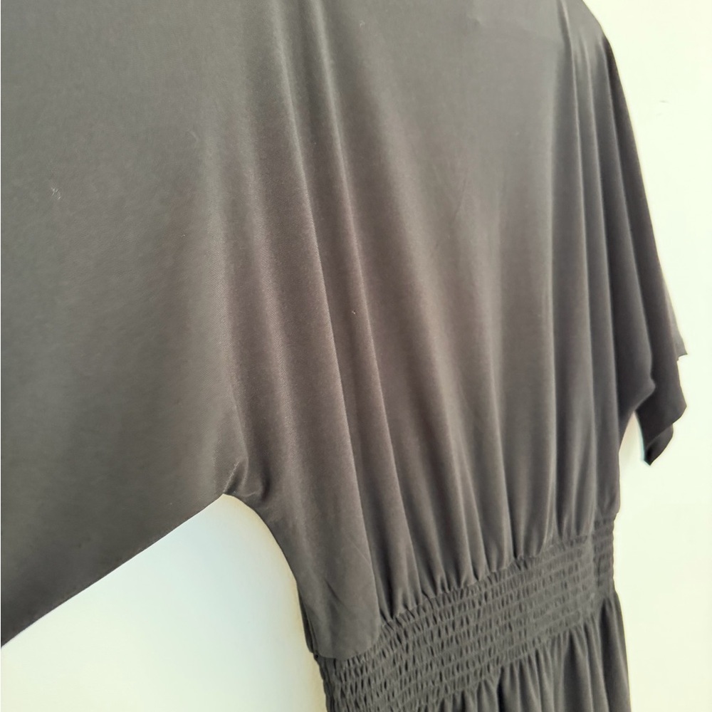 Fun and Classy Black V-Neck Mini Dress - Picture 13 of 13